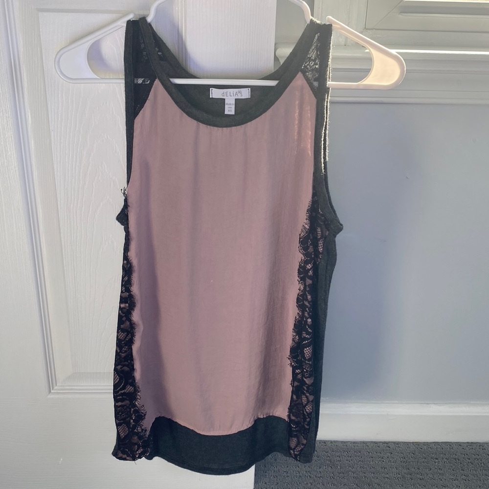 An xs tank top from dELiA’s.